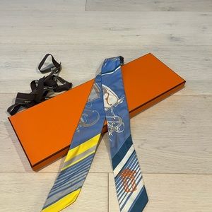 Hermes Ex-libris sticker blue twilly